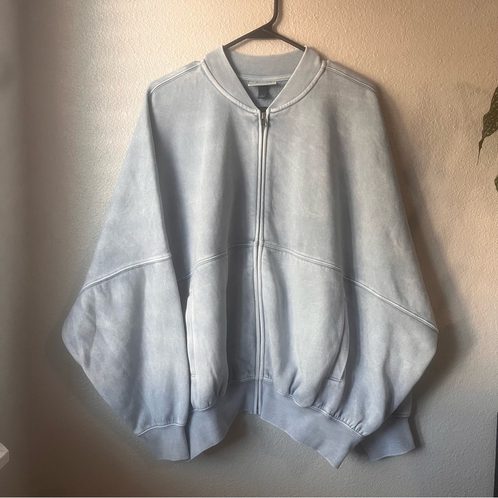 Light blue Zip-Up Jacket
